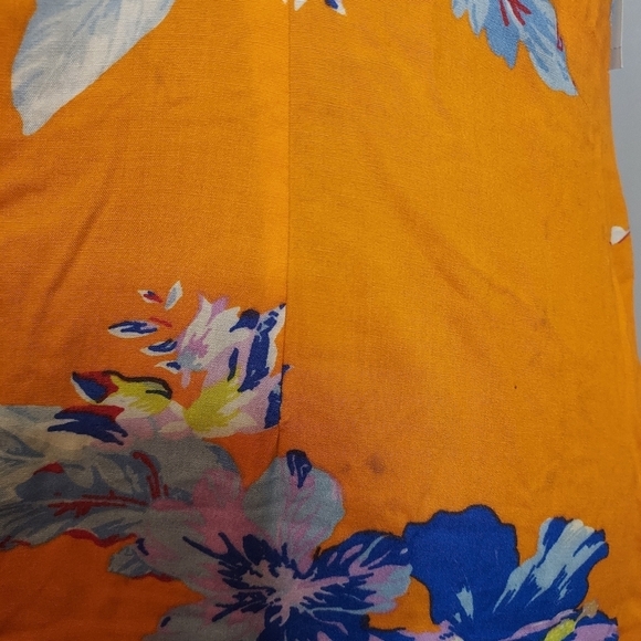 A.N.A Mini Sundress Floral Women's Spaghetti Straps Tank Dress Size Large - Picture 3 of 10